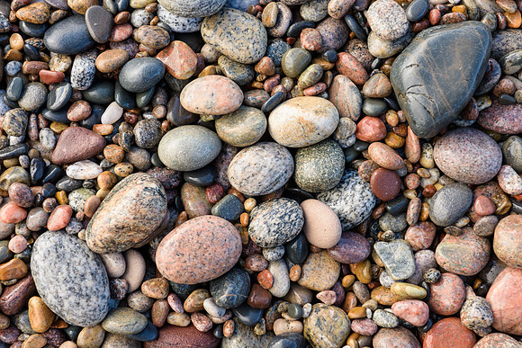 Stones along Twelvemile Beach, Pictured Rocks National Lakeshore