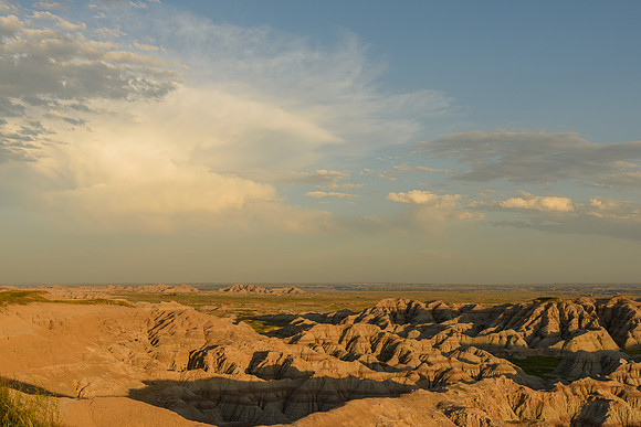 Storm Approaching Badlands National Park, South Dakota