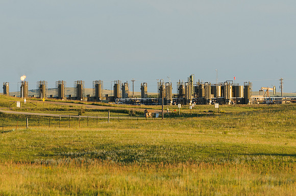 Bakken Oil Fields Adjoining Little Missouri State Park, North Dakota