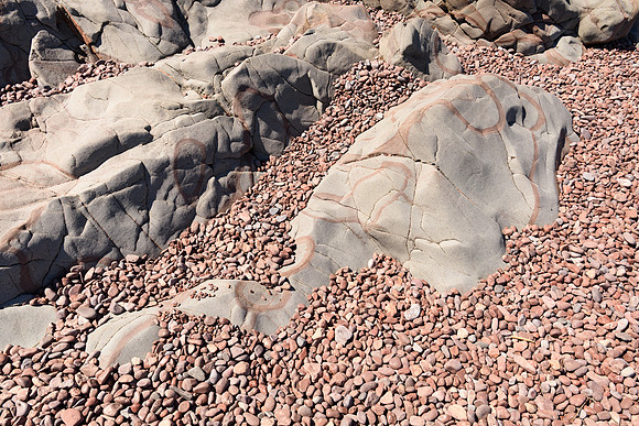 Basalt Outcrop, Hunter's Point Park, Keweenaw Peninsula, Michigan