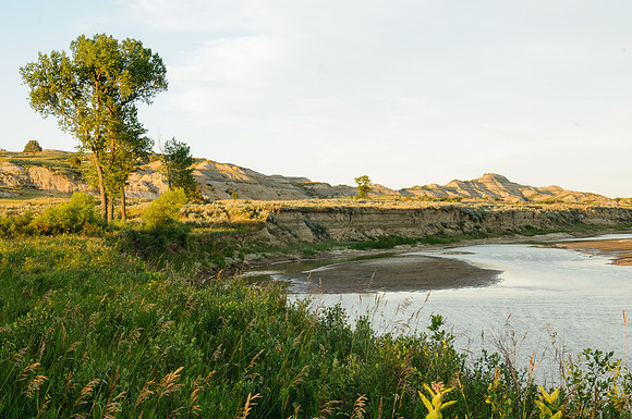 Little Missouri River , Theodore Roosevelt National Park, North